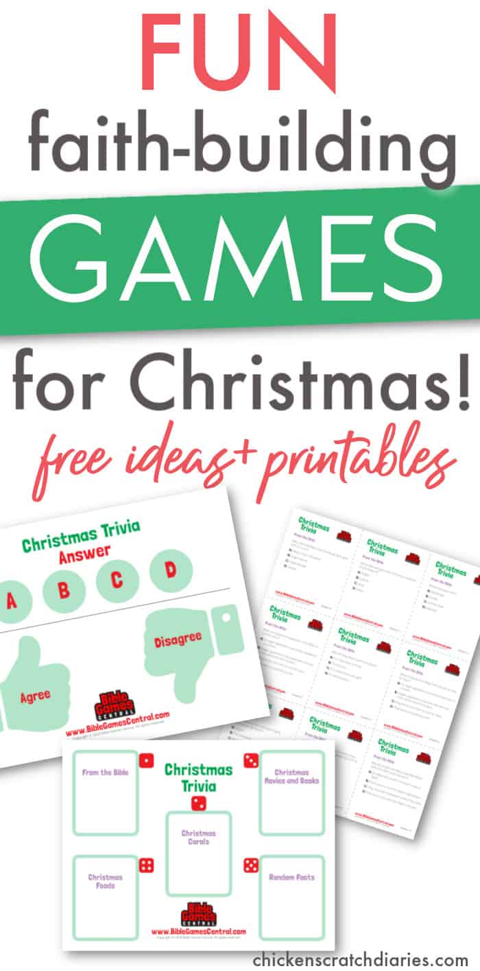 Christian Christmas Games: 5 free, low-prep printable activities ...