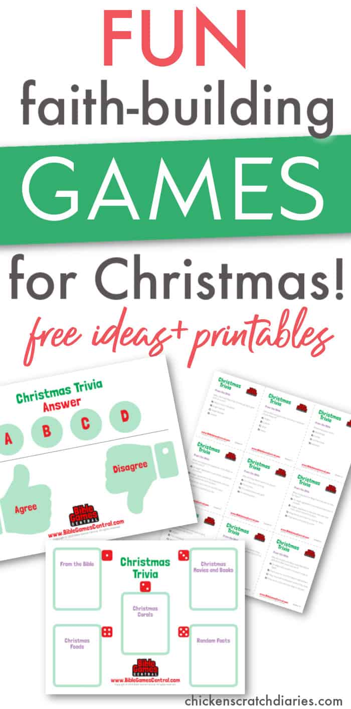 Christian Christmas Games 5 Free Low prep Printable Activities Chicken Scratch Diaries