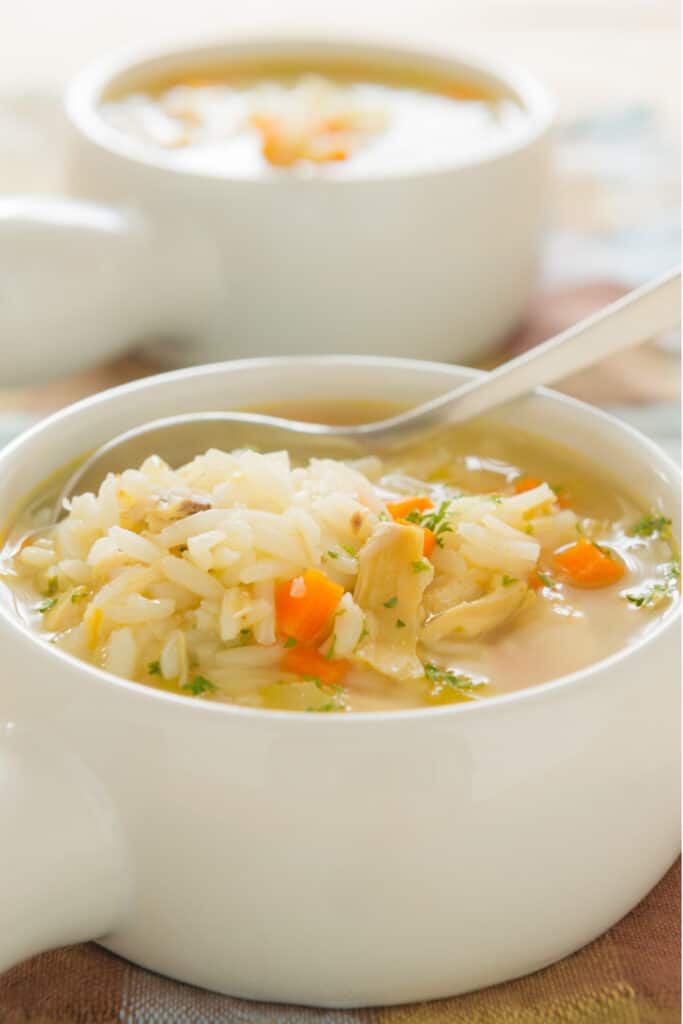 recipe for turkey and rice soup