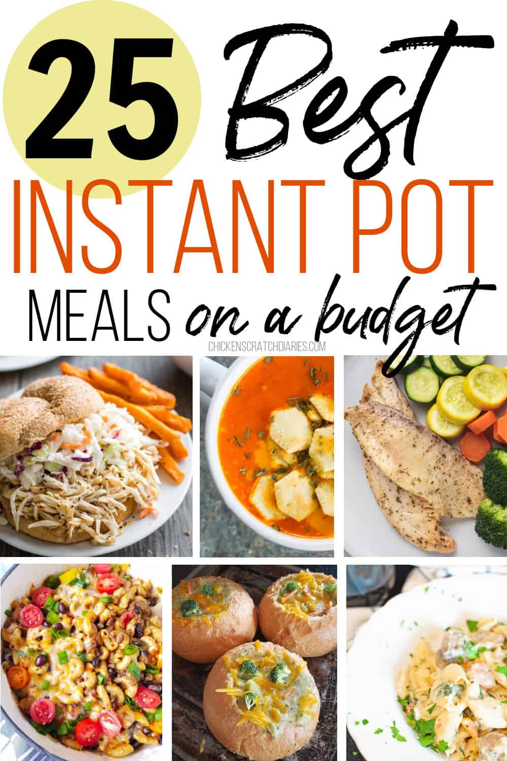 25 Cheap Instant Pot Meals: Eat Well on a Budget » Chicken Scratch Diaries