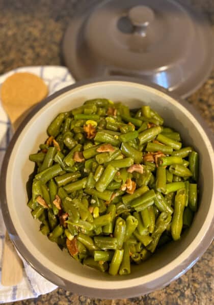 Instant Pot Green Beans with Bacon (the EASIEST!) » Chicken Scratch Diaries